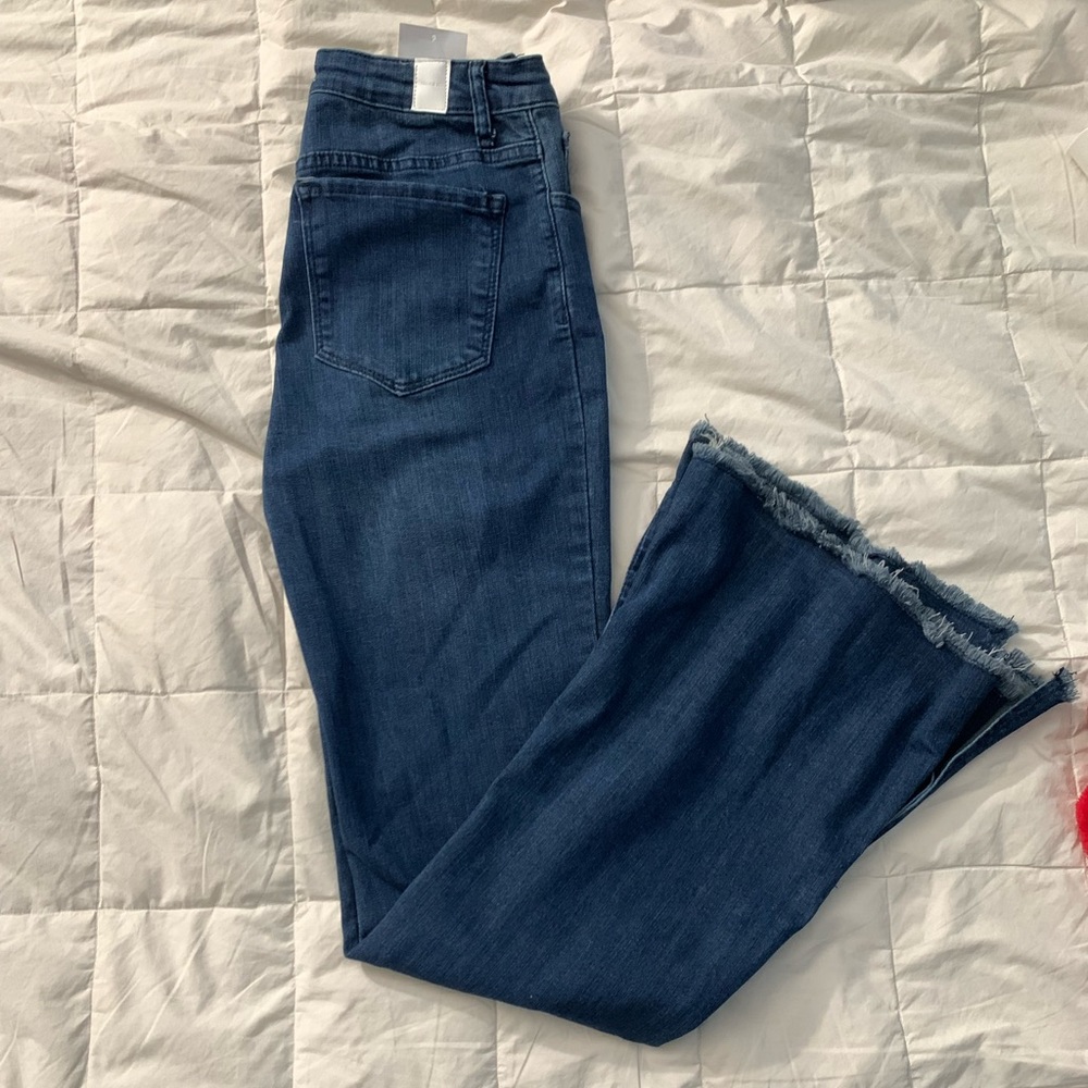 Dark Wash Flare Leg